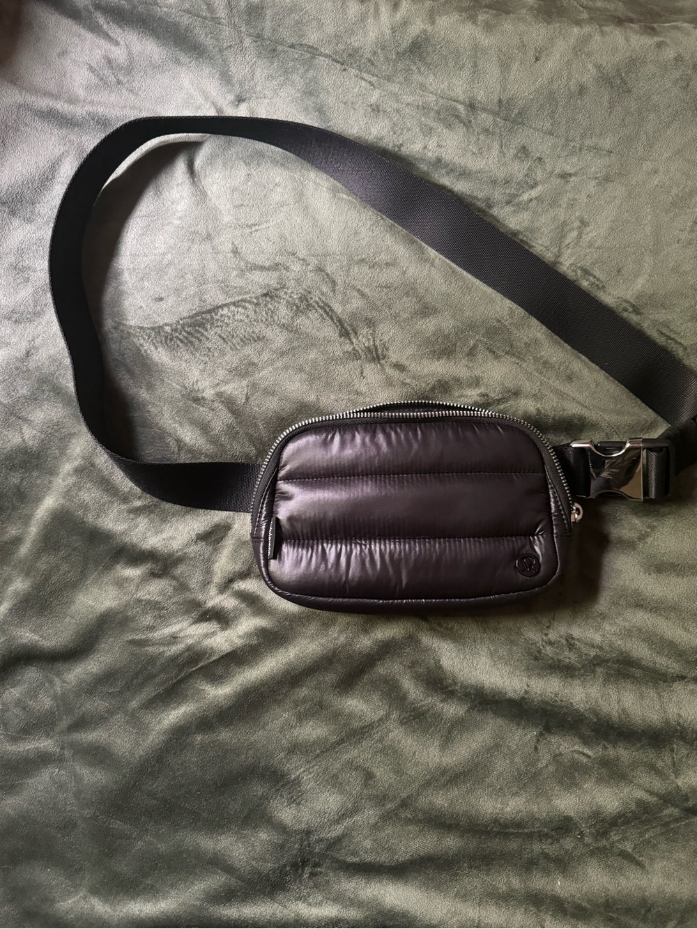 lululemon athletica Black Quilted Belt Bag